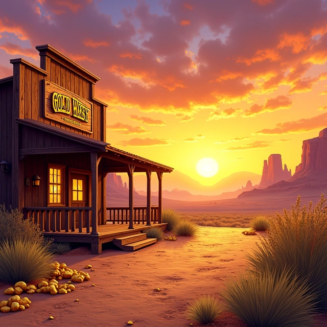 Gold Rush Frenzy online pokie at Royal Reels